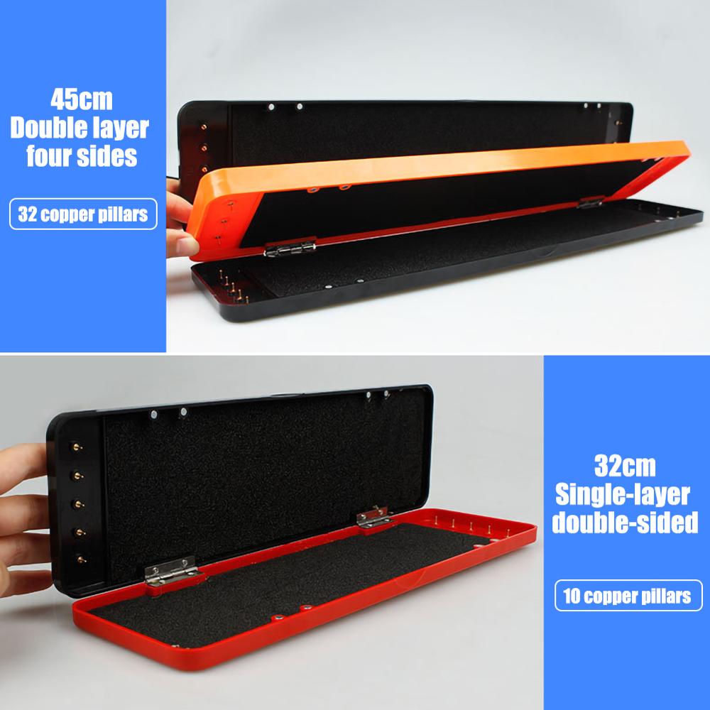 Multifunctionele Lange Vislijn Organiseren Doos Karpervissen Rigs Visgerei Hair Rig Opbergdoos Stijf Voor Vislijn rigs Houder