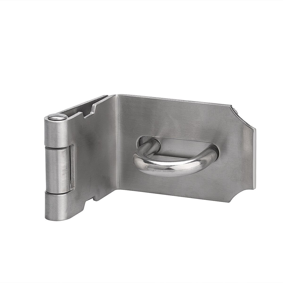 Durable Stainless Steel Hasp Latch And Staple Gate Anti-theft Door Shed Latch Lock For Padlock Household Safety 90 Degree K802