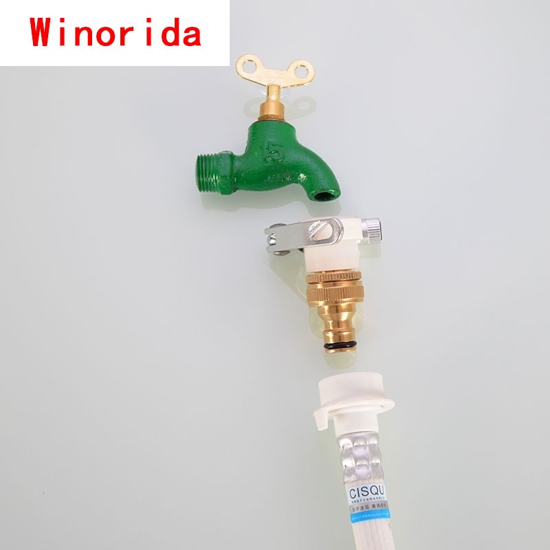 Washing Machine Kitchen Basin Faucet Connector Water Pipe Car Wash Water Hose Transfer Interface Mouth Nipple Accessories