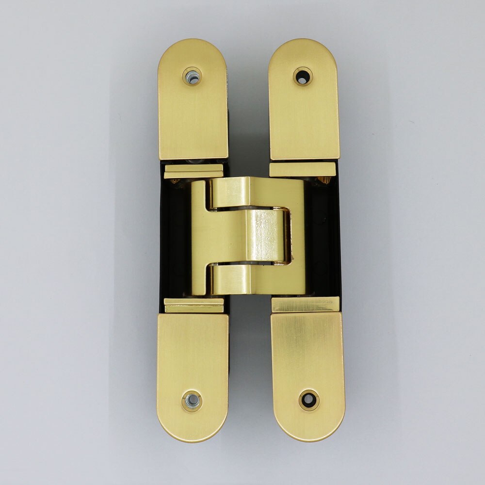 3d concealed 80kg adjustable hinges: gold