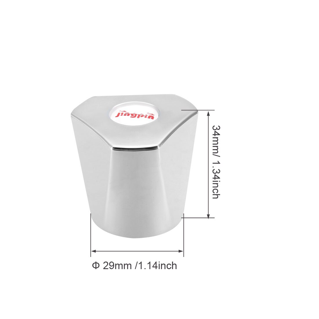 Uxcell kranvred handtag 29mm dia universal ersättning handtag kit silver ton 4 st