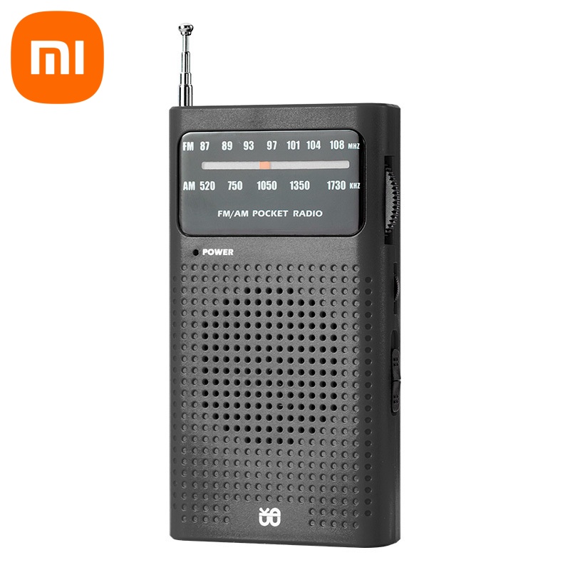 Xiaomi – Radio AM FM pleine bande, pointeur Portable, Radio analogique HIFI, alimentée par batterie, meilleure réception, Radio de poche pour personnes âgées: Bleu