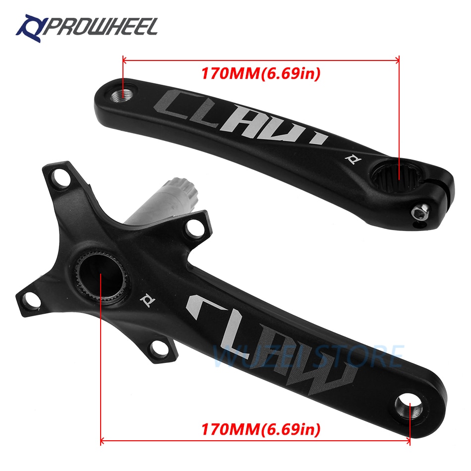 PROWHEEL 104BCD Mountain Bike Crankset Aluminum Alloy With Bottom 170mm 175mm MTB Bicycle Crank With axis 1x11Speed bike parts