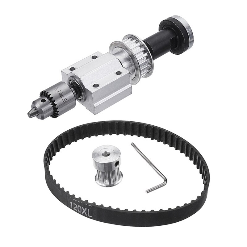 2 zestaw bez mocy Diy obróbka drewna szlifowanie wrzeciona przycinanie pas Jto wiertarka zestaw uchwytów wiertarskich małe tokarki akcesoria robić stołu S