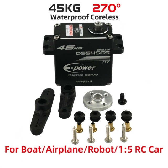 Servomoteur numérique PTK 7465W MG 9g, engrenage métallique, étanche, HV 5kg, pour voiture RC, hélicoptère, robot, 180° ° 1/8 servo  26