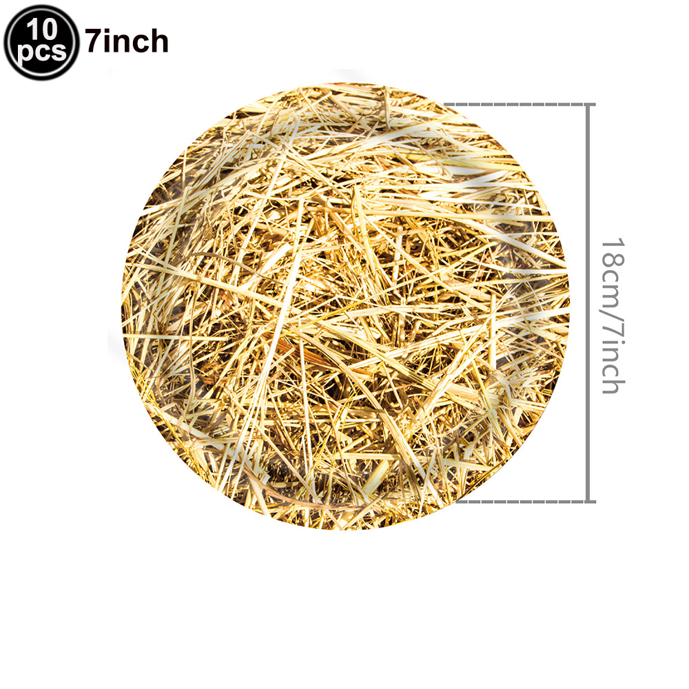 Farm Hay Table Cover Straw Tablecover Cowboy Western Birthday Theme Grass Tablecloth Decorations Hawaiian Luau Party Supplies: green