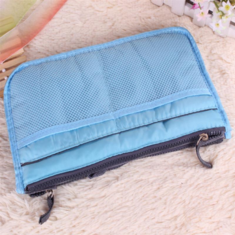 Organizator wkładka torba kobiety torebka duża wkładka Lady makijaż kosmetyczka tanie kobieta Tote Nylon Travel organizator wkładany torebka