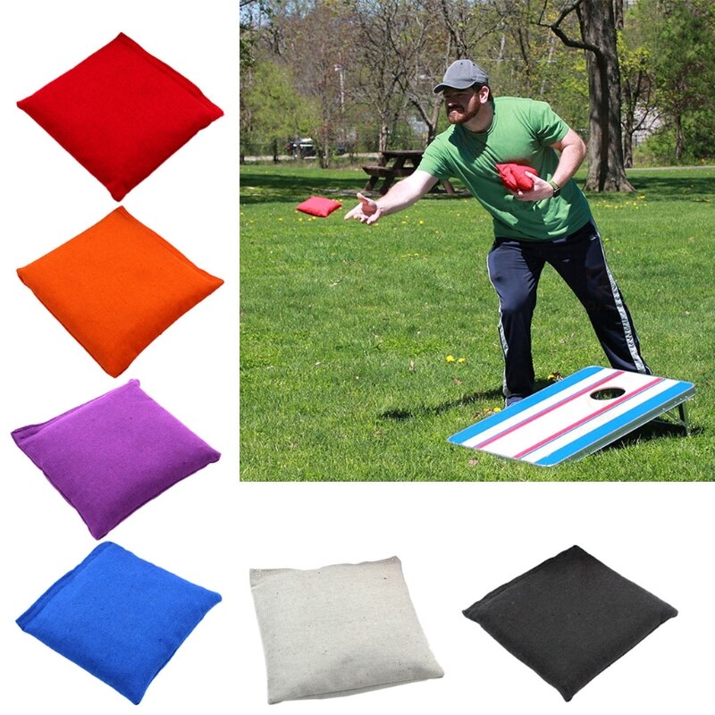 Bolsas de frijol de lona para deportes al aire libre, accesorios para juegos familiares, juguete duradero