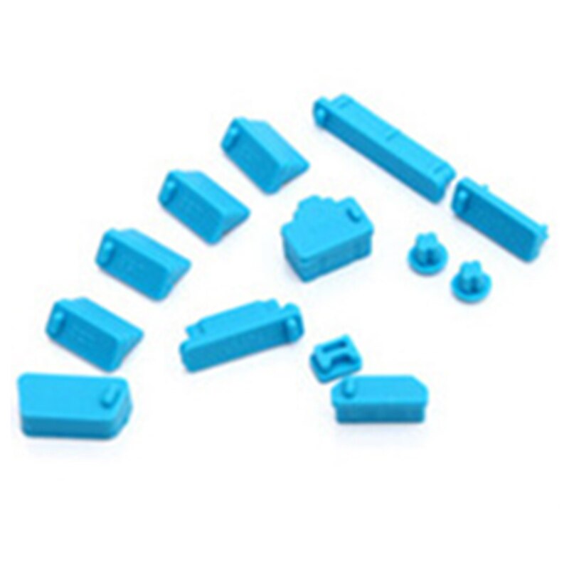 13 Stks/set Siliconen Anti Dust Plug Cover Stopper Laptop Stof Plug Laptop Stofdicht Usb Stof Plug Computer Accessoires #25