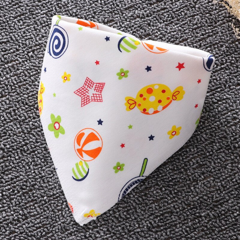 Baby Lätzchen Dreieck Handtuch Fütterung Baby Weiche Spucktücher Kleinkind Kittel Tier drucken Baby Bandana Lätzchen Baby Zubehör: 10