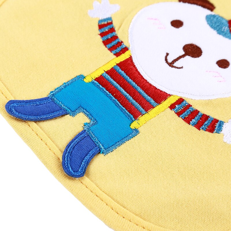 Slabbetjes voor baby's, schattig cartoonpatroon, wateropname, speeksel, handdoek, katoenmix, slabbetjes voor baby's met boerenvulling