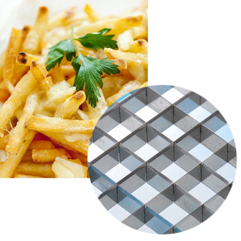Caja de corte de patatas fritas, cortador de prensa, taza, cortadora de plástico, picadora, patatas fritas, herramienta de fabricación, utensilios de cocina para cortar patatas fritas