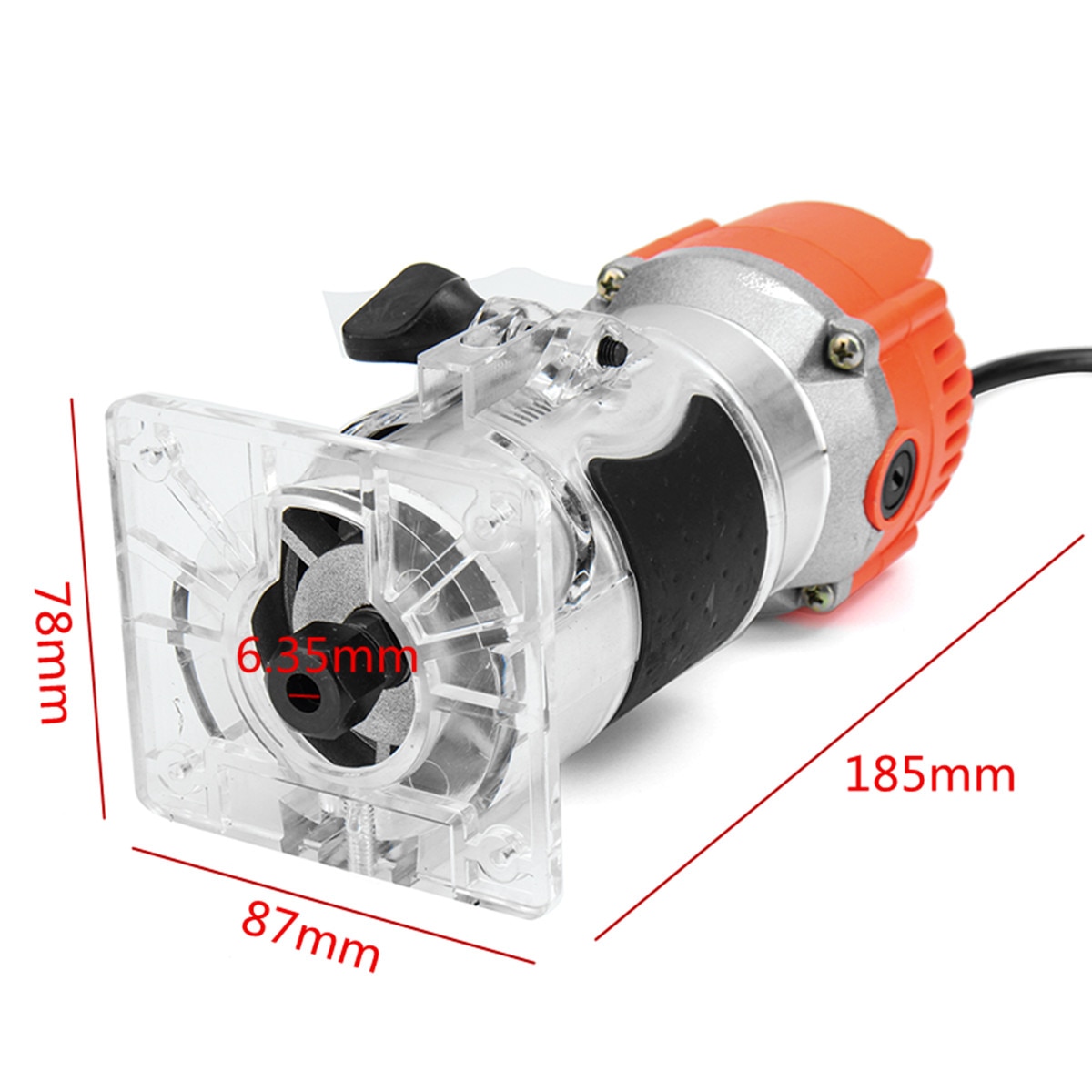 850W 33000rpm Woodworking Electric Trimmer Wood Router Wood Milling Slotting Trimming Engraving Machine Hand Carving Machine