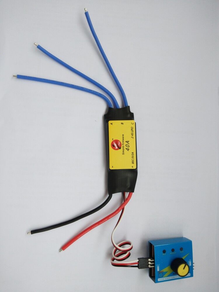 12V 40A ESC Drive Controller Max 480W for Car Electric Turbine Power Turbo Charger Tan Boost Air Intake Fan
