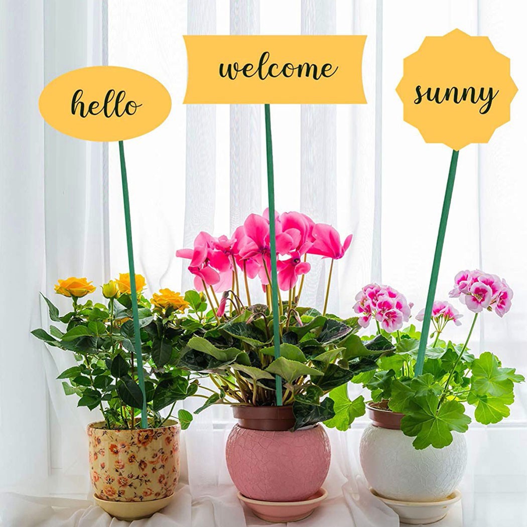 10 szt. 40cm zielone pałeczki podtrzymują rośliny laski kwiaty roślina ogrodowa kołek dekoracje świąteczne akcesoria robić pielęgnacji roślin narzędzie ogrodnicze