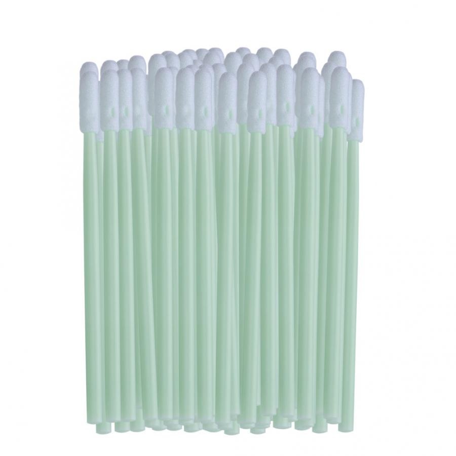 100 pièces antistatiques mousse nettoyage écouvillons pointe ronde bâton pour imprimante/disque/lentille