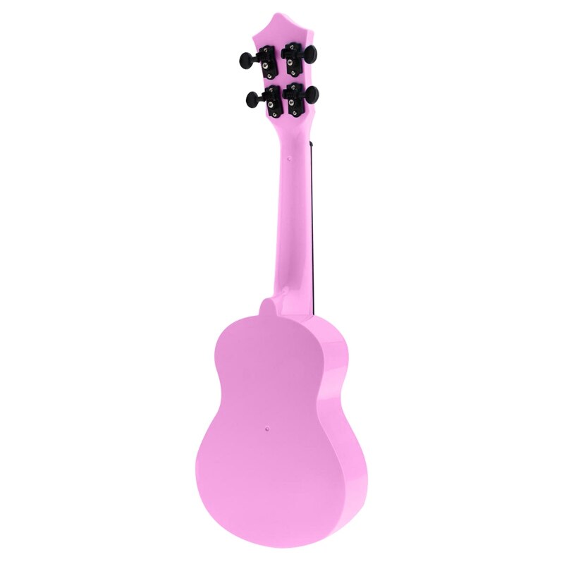21 Inch Acoustic Ukulele Uke 4 Strings Hawaii Guitar Guitar Instrument for Kids and Music Beginner Pink