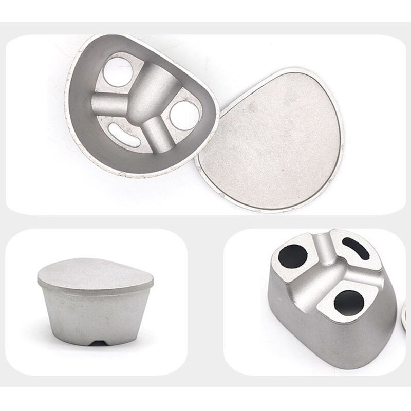 2 Stuks Tandheelkundige Agar Box Aluminium/Plastic Prothese Dupliceren Kolven Model Doos Tandheelkundige Benodigdheden Plastic Kolf Laboratorium Materiaal