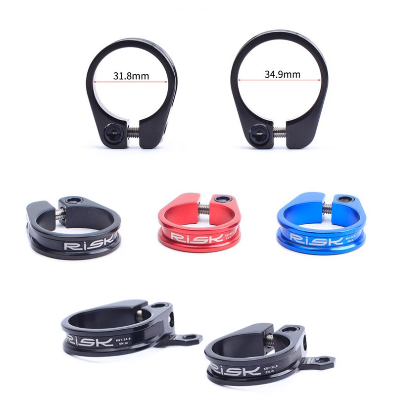Selim da bicicleta braçadeiras k87 liga de alumínio 31.8/34.9mm ultraleve bloqueio mountain road bike clip