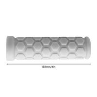 Manopole per manubrio della bicicletta Protezione per le mani in gomma per bici Copertura per impugnatura Accessori per ciclismo per scooter Triciclo BMX MTB Beach Cruiser: WHITE