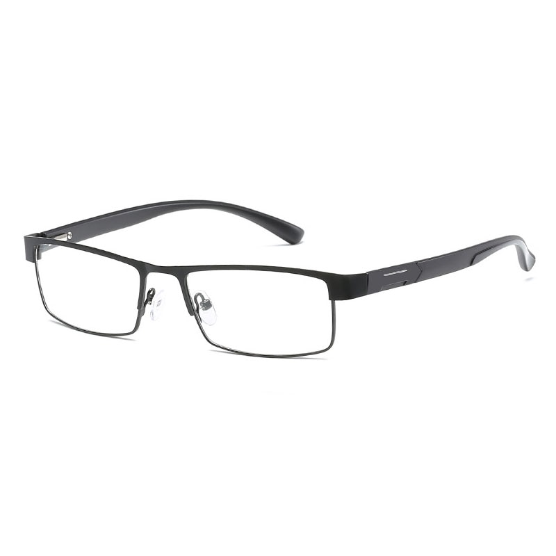 Mannen Titanium Legering Glazen Asferische 12-Layer Coated Lens Leesbril + 1.0 + 1.5 + 2.0 + 2.5 + 3.0 + 3.5 + 4.