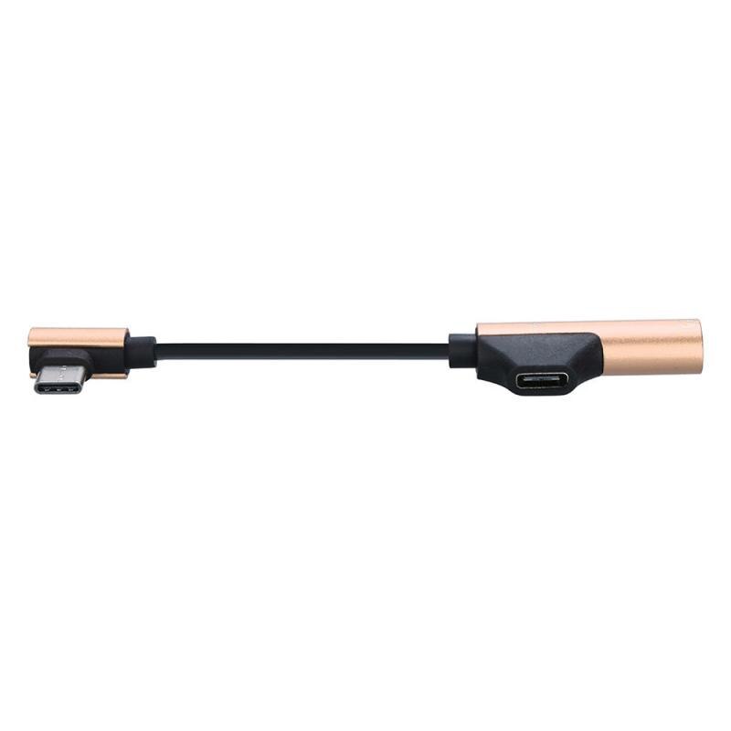 2in1 Typ C zu 3,5mm Kopfhörer AUX Jack Adapter Ladung USB Rollenmaschinenlinie Typc zu 3,5mm Audio- Kabel Konverter Kopfhörer telefon Konverter: 01