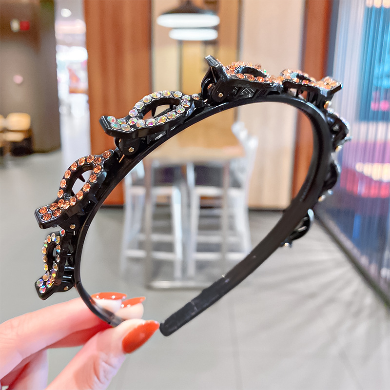 Unisex Alice Hairband Headband Men Women Sports Hair Band Hoop Metal Hoop Double Bangs Hairstyle Hairpin Hair Accessories: Red