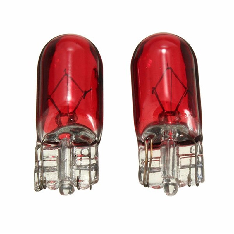 2Stck 12V 5W T10 501 W5W Auto Seite Keile Licht Instrument Lampe Armaturenbrett Halogenlampen Blau Klar verrotten Gelb Grün Violett: rot