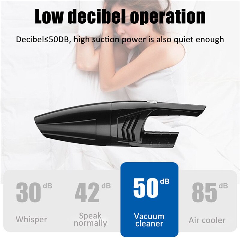 150W odkurzacz samochodowy ręczny bezprzewodowy/wtyczka samochodowa 12V 8500rocznie bardzo duża siła ssąca odkurzacz na mokro/na sucho 20000 obr./min dla samochodu W domu