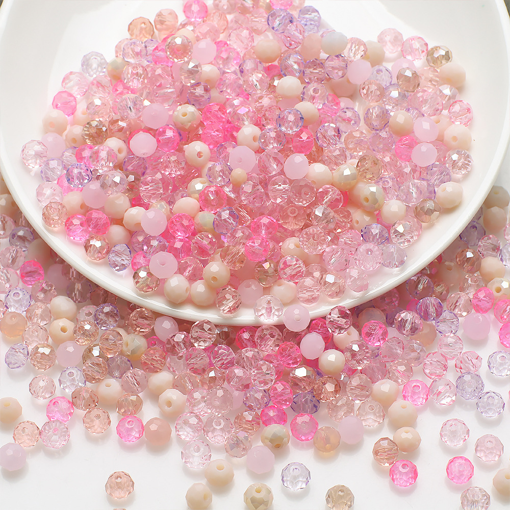 2 3 4 6 8mm cuentas de cristal Rondelle checas mezcladas cuentas de vidrio facetadas cuentas espaciadoras sueltas para fabricación de joyería DIY pulsera collar