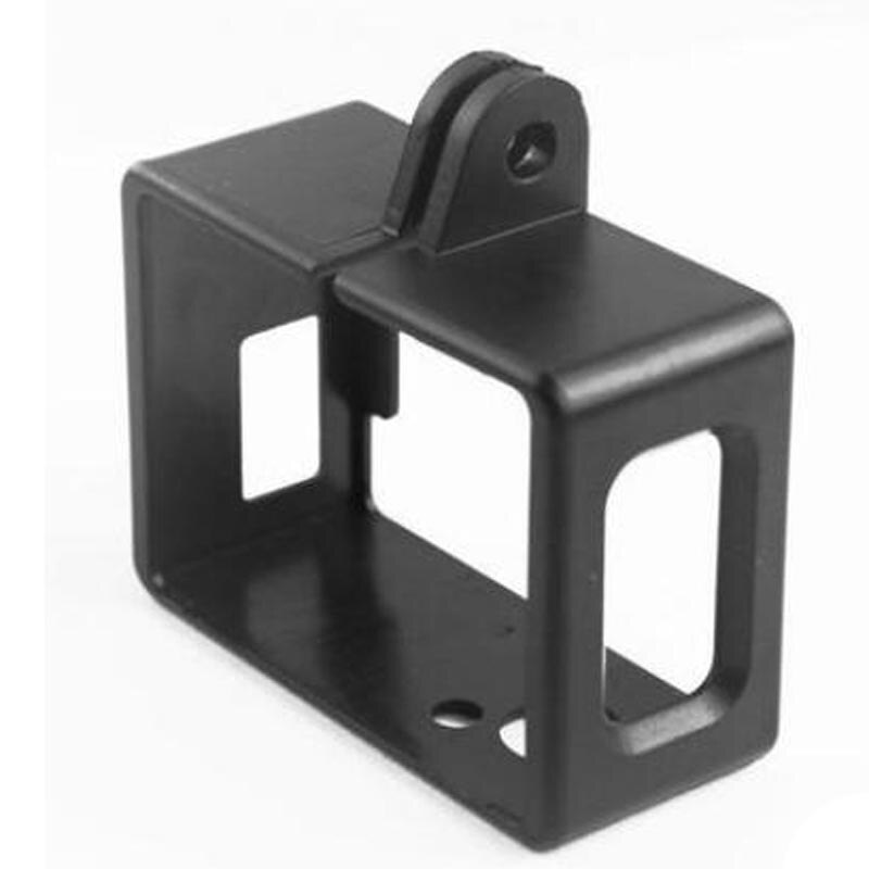 Funda protectora de plástico para sj6000 sj4000, carcasa de marco estándar, soporte negro para cámara de acción