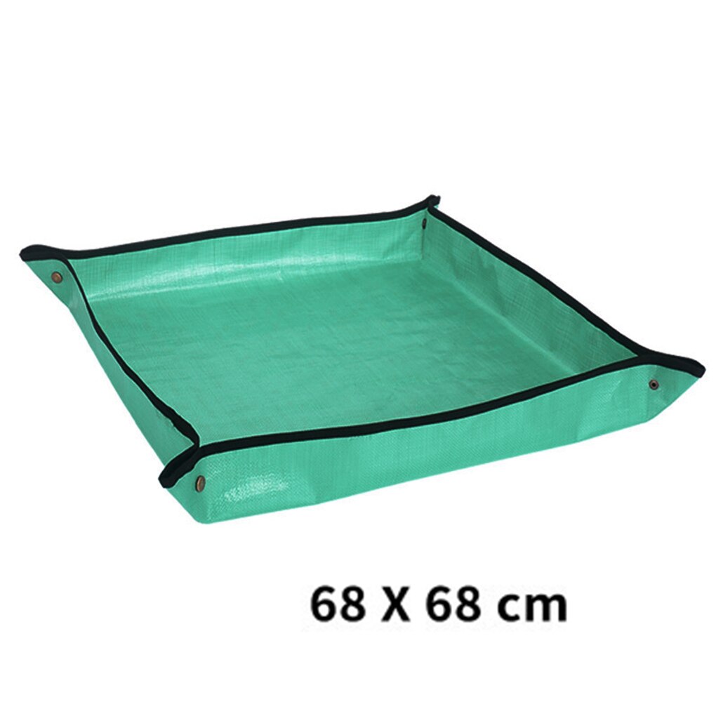 Tapis de jardinage imperméable pliable pour plantation de pots de fleurs, revêtement PE, fournitures de jardin pour la maison
