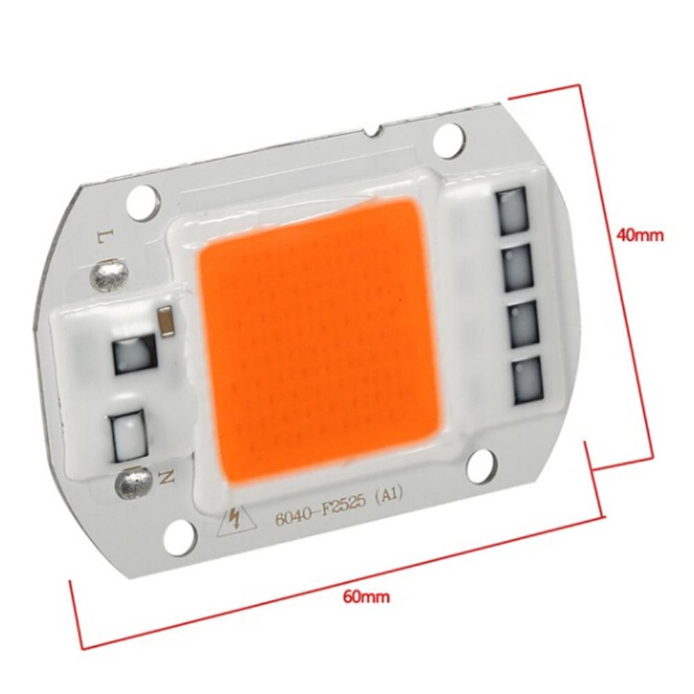 Lampe horticole de croissance LED COB, spectre complet, pour culture intérieure de plantes, semis et floraison, ac 110/220V, 20/30/50W