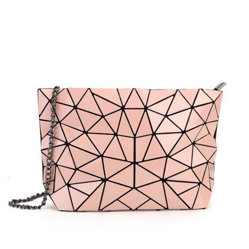 sac a main Bao Tassen Voor Vrouwen Fashoin Top-Handvat Tassen Hologram Schoudertas Tote Kleine Keten crossbody Tassen bolso mujer: Chain pink