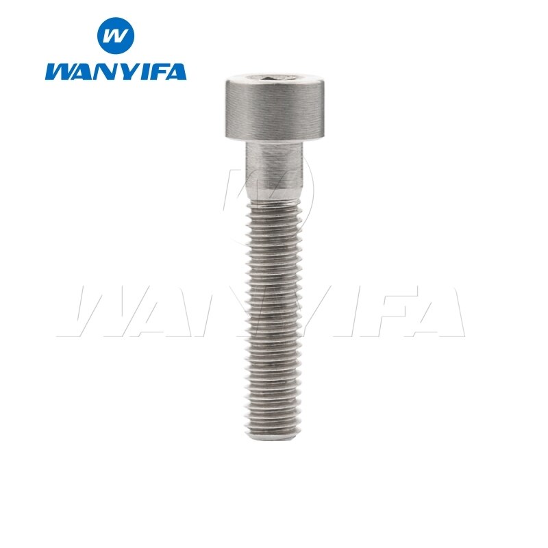 Wanyifa Titanium Ti Bolt M6X20 25 30 35mm Stigma Screw for MTB/Road Bicycle Seatpost Headset Brake: M6x30mm Original