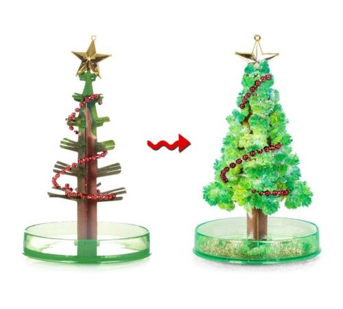 Árbol mágico para niños y niñas, cristal divertido, de Navidad: Green Christmas Tree