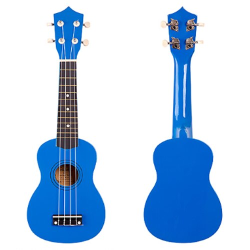 Muziek Liefhebber Club Kleurrijke 21 "Ukulele Sopraan Basswood Ukulele Concert 21 Inch Akoestische Gitaar Sopraan Ukulele: 6