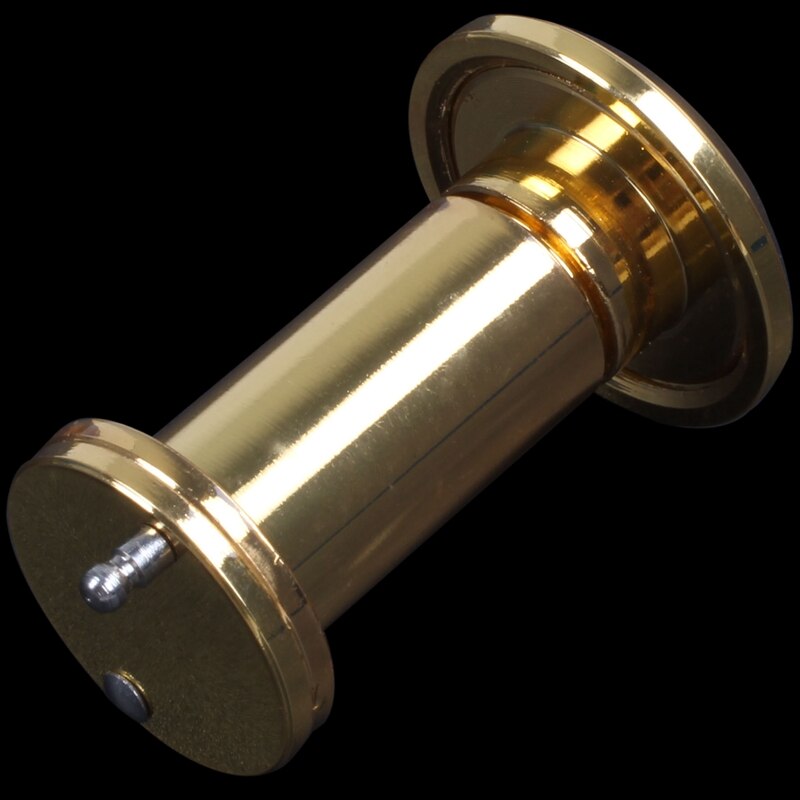 200 Degree Retractable 36-58mm Security Door Viewer Peephole Peep Hole Spyhole + Cover, Gold