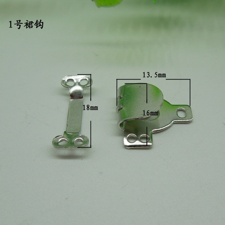 TNickle Hook and Bar Fastener Dress trouser Hemline Hook and Bar Skirt/Trouser Fastener