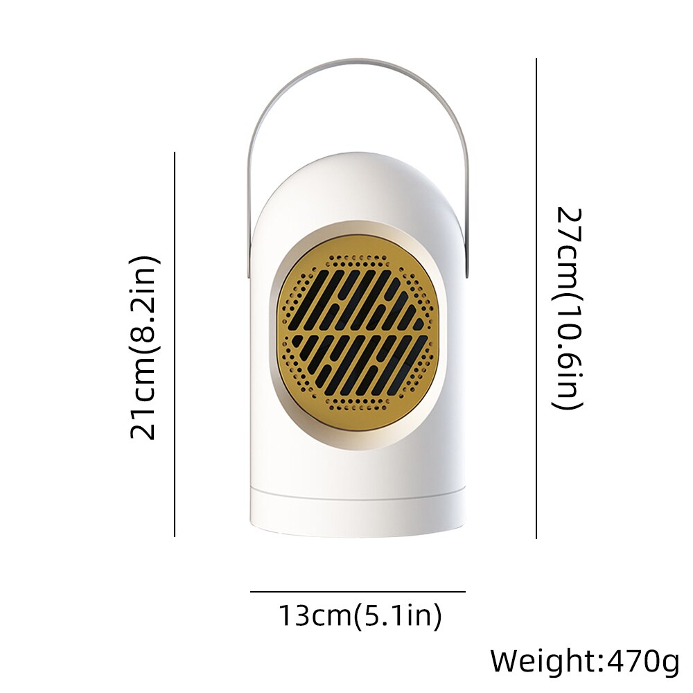 Mini Draagbare Elektrische Ventilator Kachel Desktop Verwarming Kachel Warmer Machine Thuis Tuin Elektrische Draagbare Air Heater