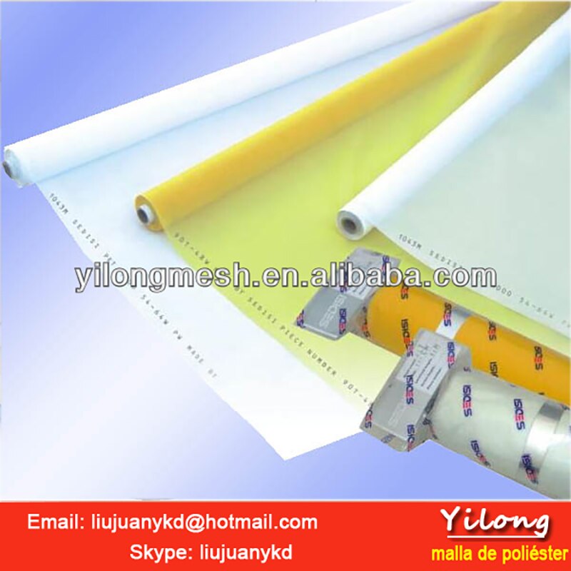 120T 300Mesh 34UM White 1Meter fabric screen printing mesh 100% polyester monofilament mesh silk screen printing mesh