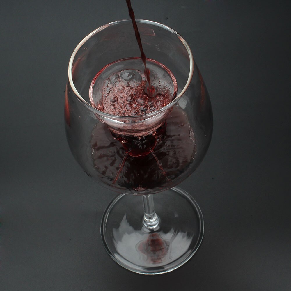 300ml hodeskalle vin glass beger cup karaffel dobbel vegg rund hodeskalle