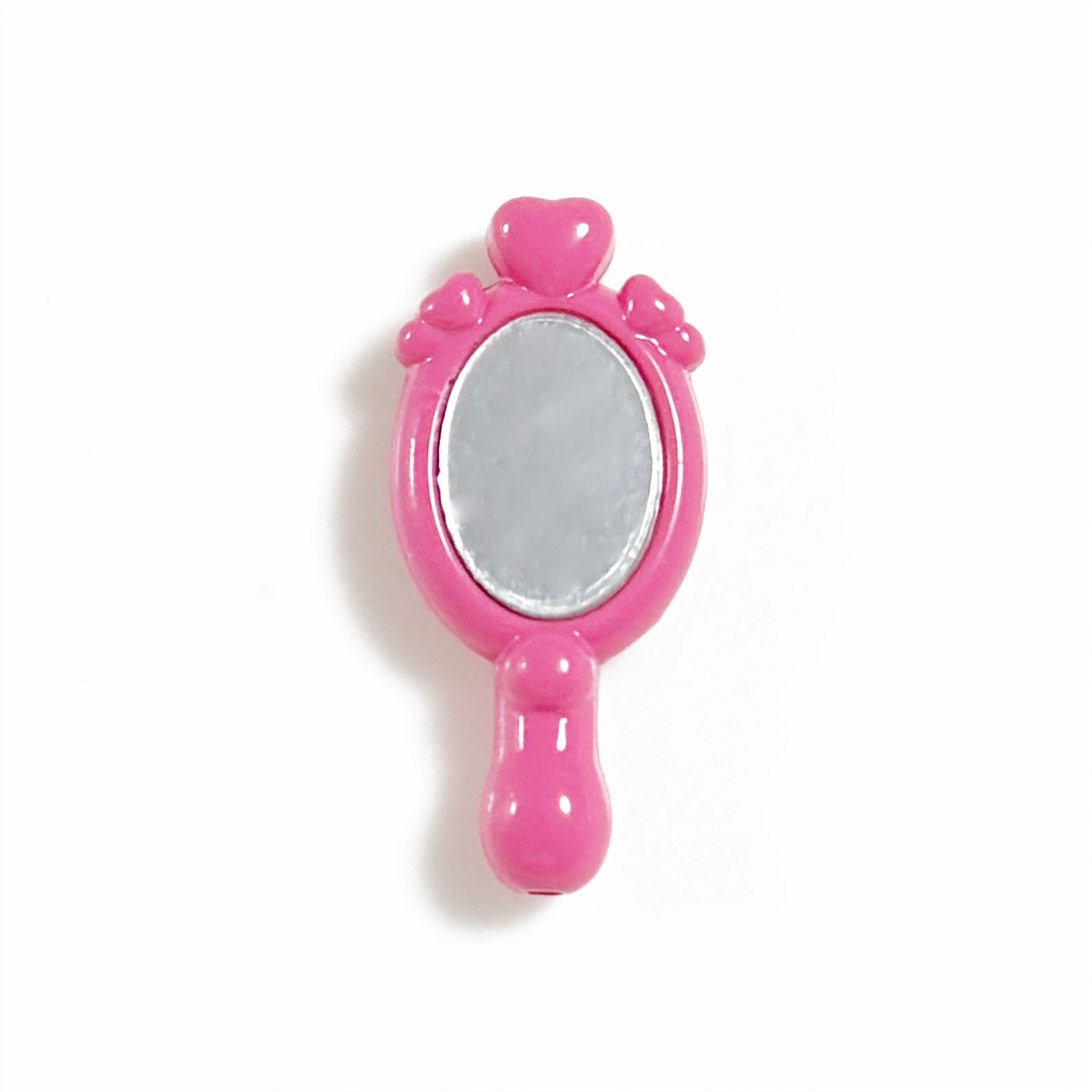 Espejo de belleza mágico de mano, cuentas Kawaii para fabricación de joyería, manualidades, decoración, collar, cadena de teléfono, accesorios de bolígrafo con cuentas: Orquídea menta