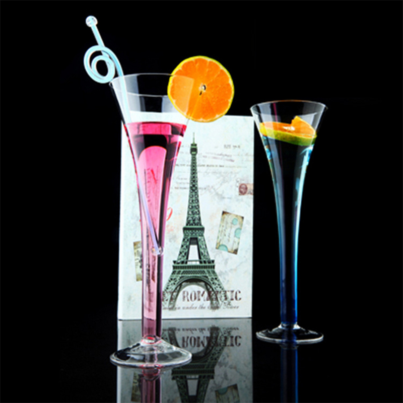 230ML Cocktail Glazen Beker Omgekeerde Driehoek Cup Martini Glas Rode Wijn Glas Hoog Champagne Glas voor Wijn Whiskey sap