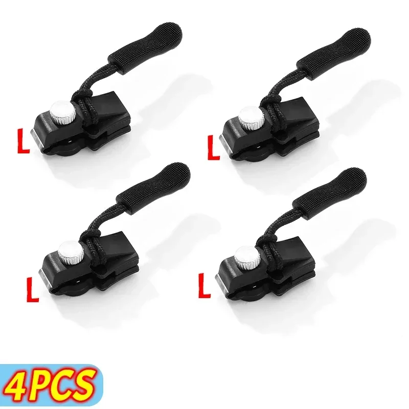 2-6pcs Zipper Repair Kit Universal Instant Zipper Repair Replacement Zippers Sliding Teeth Rescue Zippers Head 3 Different Sizes