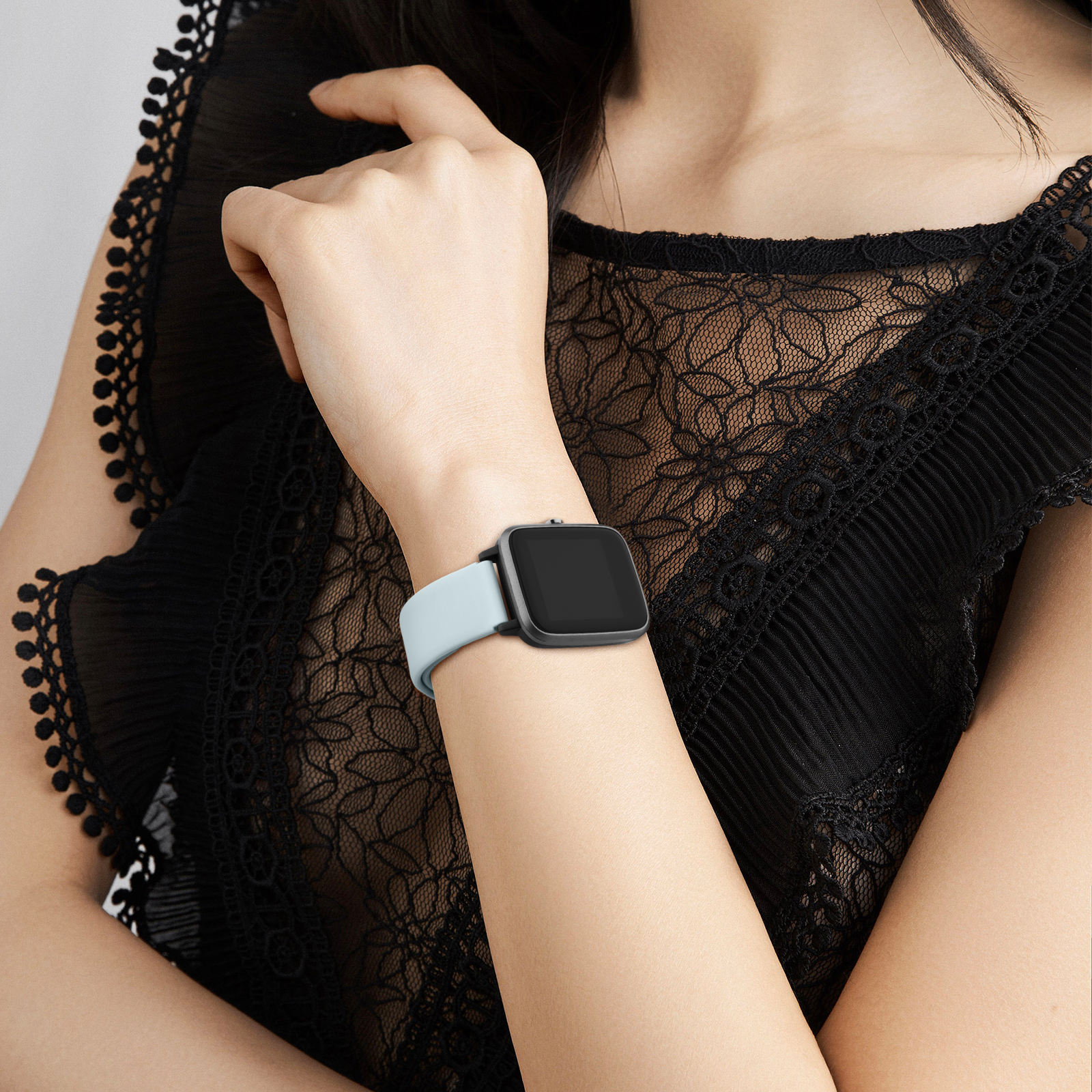Bracelet en Silicone souple de 19mm pour Veryfitpro ID205L/ID205/ID205S/ID205U/ID205G/ID216/ID215G, Bracelet de montre de Sport
