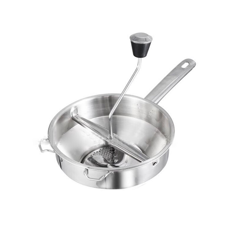 Moulin rotatif manuel en acier inoxydable, idéal pour faire de la purée ou des soupes de légumes, des tomates, outils de cuisine: B