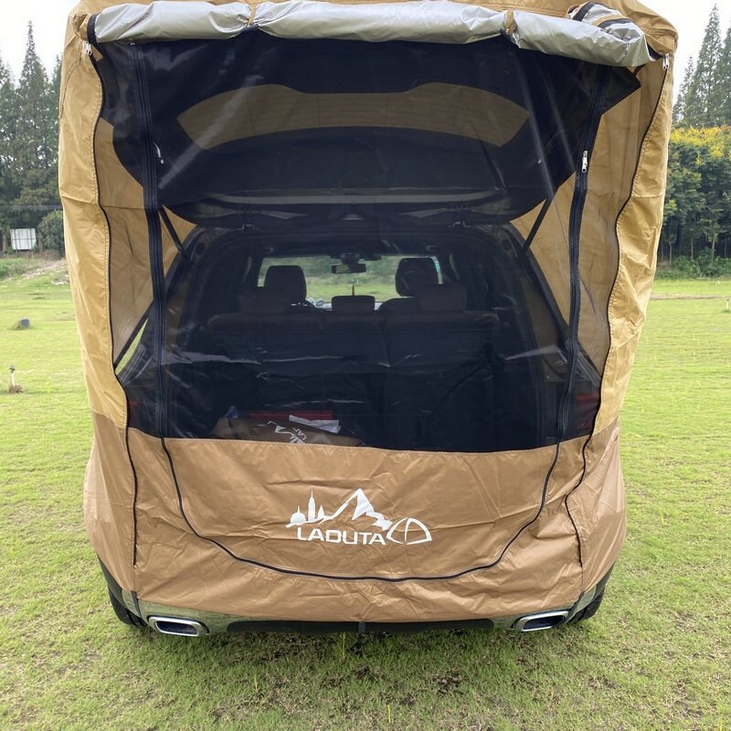Laduta bil bagagerumstelt solskærm regntæt bagklap skygge markise telt til bil selvkørende tur grill udendørs camping