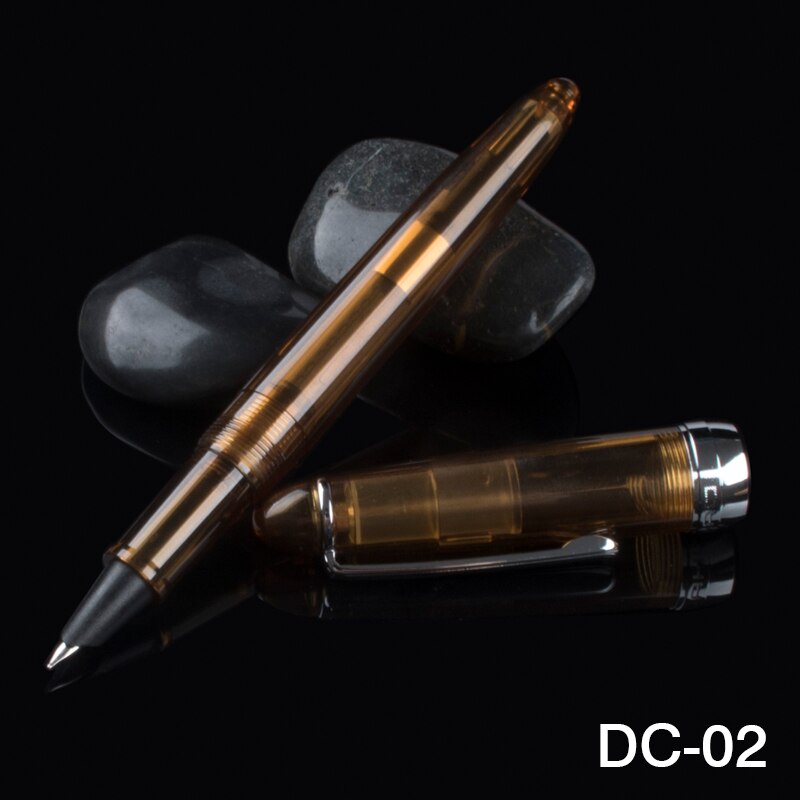 JINHAO 992 Student Fountain Office Pen Transparent 6 Color Round Spiral