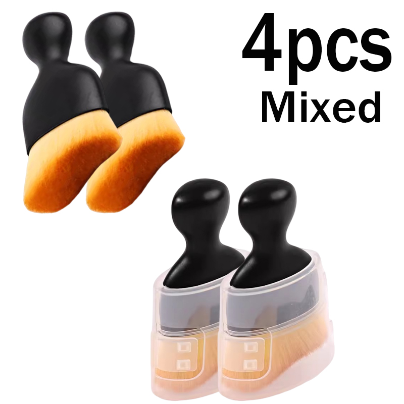 Cepillo de detalle curvo para coche con cubierta antipolvo, cepillo suave de limpieza, herramienta para quitar grietas de ventilación de aire acondicionado, herramienta de limpieza Interior de coche: Verde